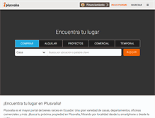 Tablet Screenshot of plusvalia.com