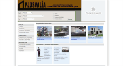 Desktop Screenshot of plusvalia.cl