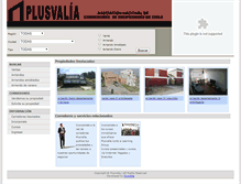 Tablet Screenshot of plusvalia.cl